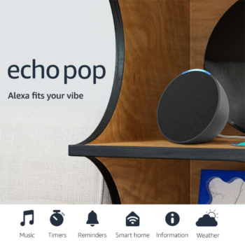 Amazon Echo Pop con asistente virtual Alexa - CARBÓN